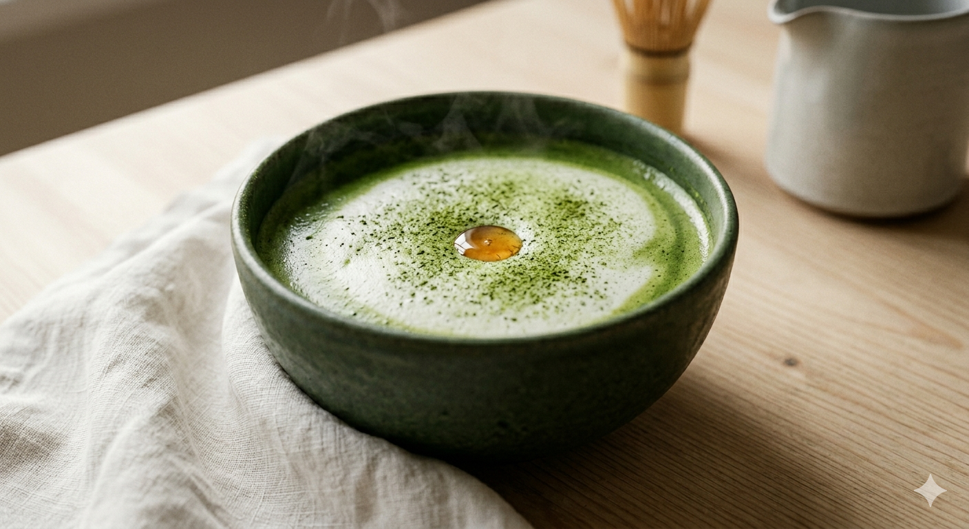 Matcha Latte au Lait de Coco & Collagène